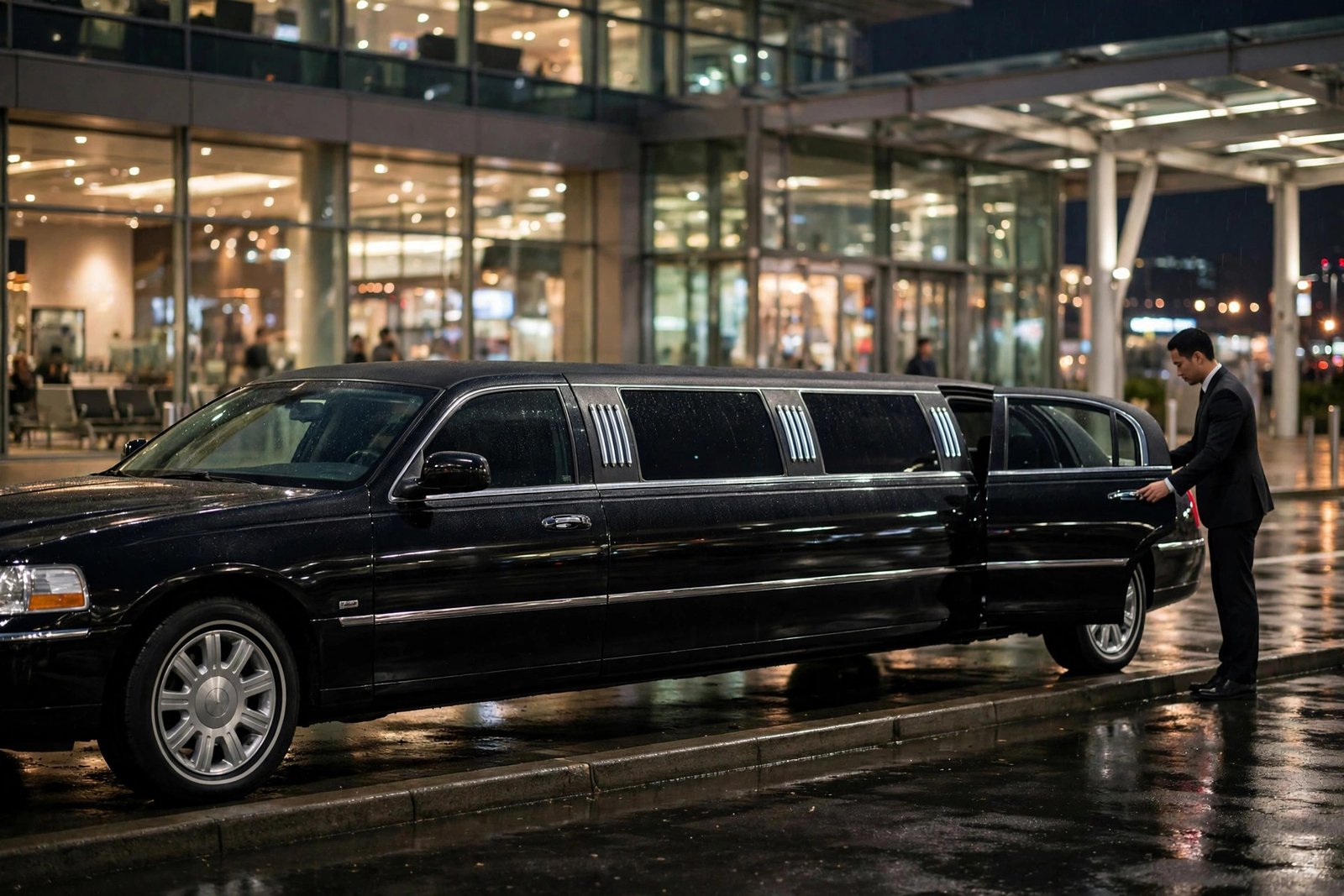 Stretch limousine service JFK airport